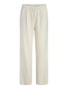 Jpstbill Andros Vis Linen Blend Jogger Cream Jack & J S