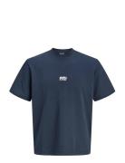 Jcobreeze Back Print Tee Ss Cn Ea26 Jnr Navy Jack & J S