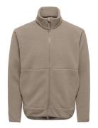 Onsjason Prtc Fleece Jacket Otw Noos Beige ONLY & SONS