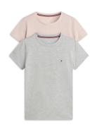2 Pk Ss Tee Pink Tommy Hilfiger
