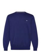 Classic Cotton C-Neck Blue GANT