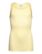 Rkbalta Modal Sl Lace Top Yellow Rosemunde Kids