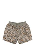 Swim Shorts Aop Patterned Mikk-line
