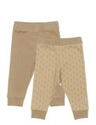 2-Pack Legging Beige Mikk-line
