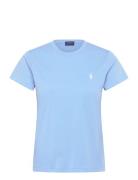 Classic Fit Cotton Jersey Crewneck Tee Blue Polo Ralph Lauren
