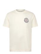 Graphic Ss Tshirt Cream GANT