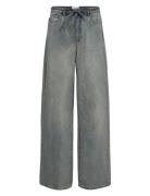 Nubrooklyn - Hr Wide Tinted Jeans Blue Nümph