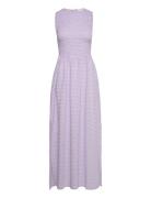Darcy Smock Dress Purple Notes Du Nord