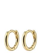 Eanna Huggie Hoops Gold-Plated Gold Pilgrim