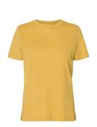 Slfmyessential Ss O-Neck Tee Noos Yellow Selected