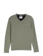 Basic V-Neck Knit Khaki Tom Tailor