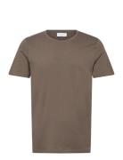 Lindbergh Print Tee S/S Brown Lindbergh