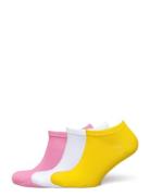 3-Pack Solid Low Socks Pink Happy Socks