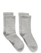 Baby Wool Socks Grey Minymo