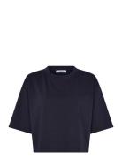 Msgamma Cropped Gots T-Shirt Navy Minus