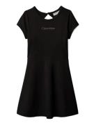 Punto Ss Dress Black Calvin Klein