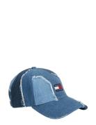 Tjm Denim Patchwork Cap Blue Tommy Hilfiger