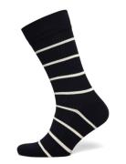 Striped Rib Socks Navy GANT