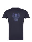Vinson Samuel Reg Tee Men Navy VINSON