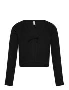 Kognella L/S Cardigan Jrs Black Kids Only