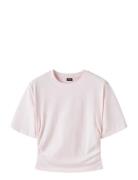 Nlfnovegat Ss Short Rouched Top Pink LMTD