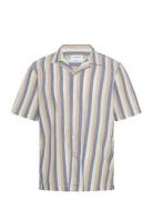 Multi Striped Shirt S/S Blue Lindbergh