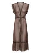 Onllilja Life Beach Dress Acc Brown ONLY