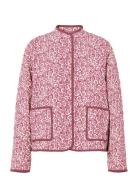 Pcrikke Quilted Jacket Noos Pink Pieces