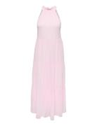 Onlpetra Life Halter Neck Ank Dress Wvn Pink ONLY