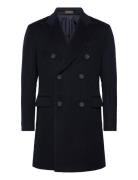 Silvain Db Coat Navy Oscar Jacobson