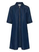 Mwmalo 181 Short Zipdress Blue My Essential Wardrobe