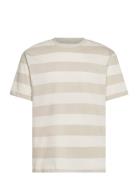 Striped Over D O-Neck Tee S/S Grey Lindbergh