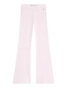 Rib Flare Legging Pink Tommy Hilfiger