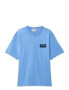Ss 20S Easy Collegiate Badge Tee Blue Calvin Klein Jeans