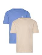 2-Pack Monogram Top Blue Calvin Klein