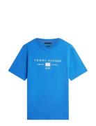 Brand Love Mono Stack Tee Blue Tommy Hilfiger