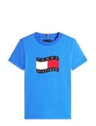 Wavy Flag T-Shirt Blue Tommy Hilfiger