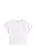Essential Top Ss White Tommy Hilfiger
