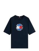 Fun Flag Graphic T-Shirt Navy Tommy Hilfiger