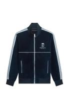 Velour Country Club Trackjacket Navy Tommy Hilfiger