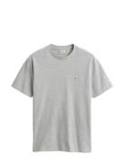 2 T Pique Ss Tshirt Grey GANT