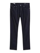 Slim Cotton / Linen Jeans Navy GANT