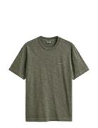 Washed Slub Ss Tshirt Khaki GANT