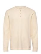 Washed Waffle Henley Cream GANT