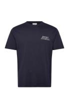 Small Graphic Ss Tshirt Navy GANT