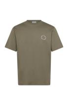 Orbit Embroidery T-Shirt Khaki Daily Paper