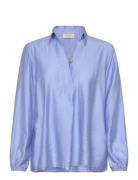 Fqisela-Blouse Blue FREE/QUENT