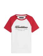 Th X Cf1 Script Raglan Tee White Tommy Hilfiger