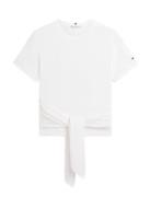 Co Slub Knot Ss Tee White Tommy Hilfiger