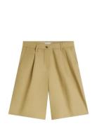 Washed Cotton Pleated Short Khaki Tommy Hilfiger